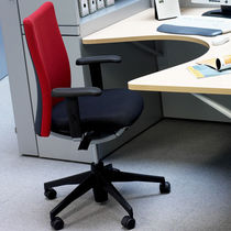 Chaise de bureau contemporaine / en tissu...