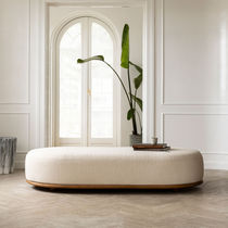 Ottoman contemporain / en tissu / en rotin...