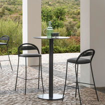 Chaise de bar contemporaine / en tissu /...