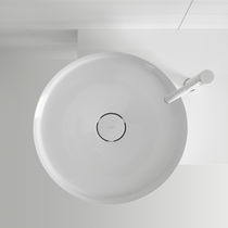 Vasque à poser / en marbre / ronde / design...