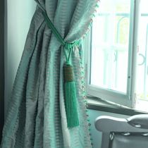 Tissu d'ameublement / pour rideaux / à motif...
