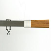 Tringle à rideaux en métal / en chêne