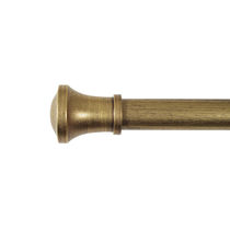 Tringle à rideaux en bois