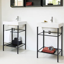 Console pour lavabo en métal