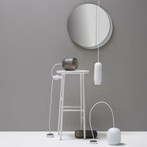 Tabouret contemporain / en frêne / avec...