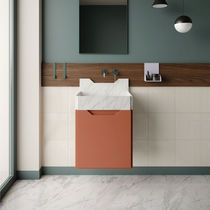 Meuble vasque suspendu / en bois / contemporain...