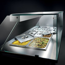 Vitrine chauffante comptoir / pour commerce