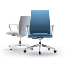 Fauteuil de bureau contemporain / en tissu...