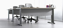 Bureau pour open space / en métal / en stratifié...