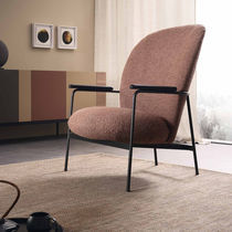 Fauteuil contemporain / en tissu / en bois...
