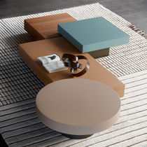 Table basse contemporaine / en chêne / en...