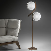 Lampe sur pied / en métal / en verre / design...