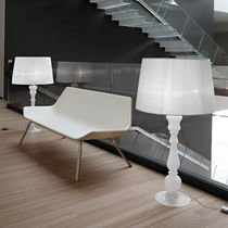 Lampe sur pied / en métal / en verre / en...