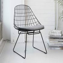 Chaise contemporaine / en acier / luge
