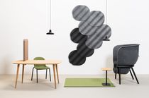 Panneau acoustique mural / en textile /...