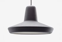 Suspension / en PVC / contemporaine / grise