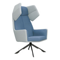 Fauteuil contemporain / en tissu / en cuir...