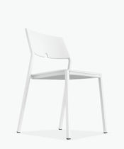 Chaise visiteur contemporaine / tapissée...
