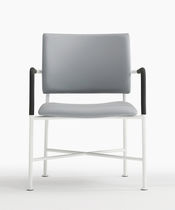Chaise visiteur contemporaine / en tissu...