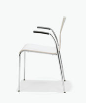 Chaise visiteur contemporaine / en tissu...