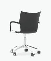 Chaise visiteur contemporaine / tapissée...