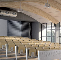 Chaise d'auditorium pliante / en matières...