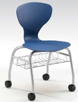 Chaise visiteur contemporaine / à roulettes...