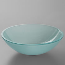 Vasque à poser / en cristal / ronde / contemporaine
