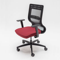 Fauteuil de bureau contemporain / en tissu...