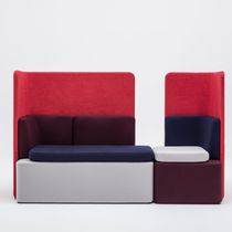Canapé modulable / contemporain / d'accueil...