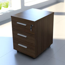 Caisson de bureau en mélaminé / à 3 tiroirs...