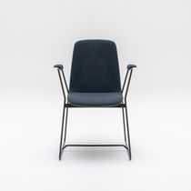 Chaise visiteur contemporaine / tapissée...