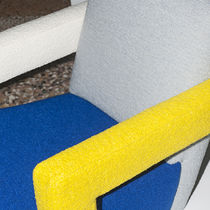 Tissu d'ameublement / uni / en coton / en...