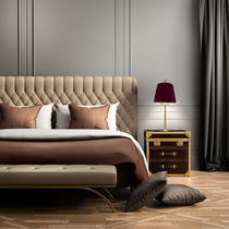 Lampe de table / en laiton / en velours...