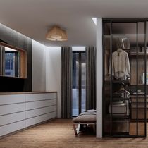 Plafonnier contemporain / en laiton / en...
