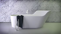 Baignoire ovale / à poser / en Solid Surface...