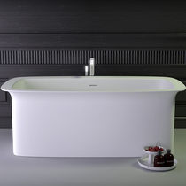 Baignoire à poser / en Solid Surface / blanche