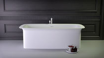 Baignoire à poser / en Solid Surface / blanche
