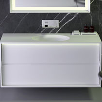 Meuble vasque mural / en Solid Surface /...