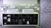 Meuble vasque mural / en Solid Surface /...
