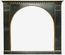 Miroir mural / de style / en bois laqué...