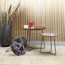 Table d'appoint contemporaine / en tôle...