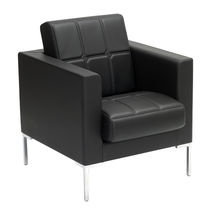 Fauteuil visiteur contemporain / en polyester...