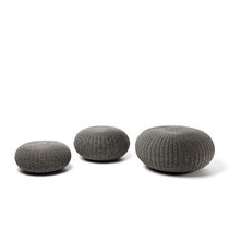 Pouf contemporain / en corde / rond / de...