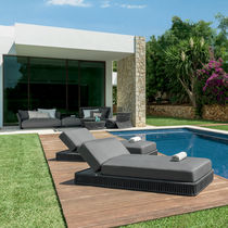 Bain de soleil contemporain / en tissu /...