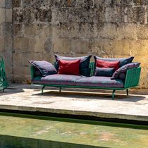 Canapé contemporain / de jardin / en tissu...