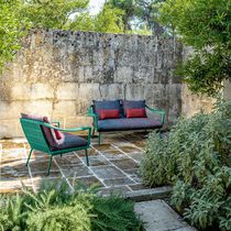 Fauteuil contemporain / en tissu / aluminium...