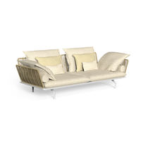 Canapé contemporain / de jardin / en tissu...