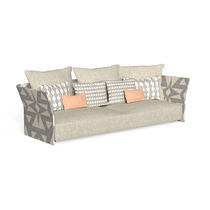 Canapé contemporain / de jardin / en tissu...