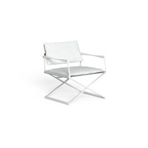 Fauteuil contemporain / en cuir / en aluminium...